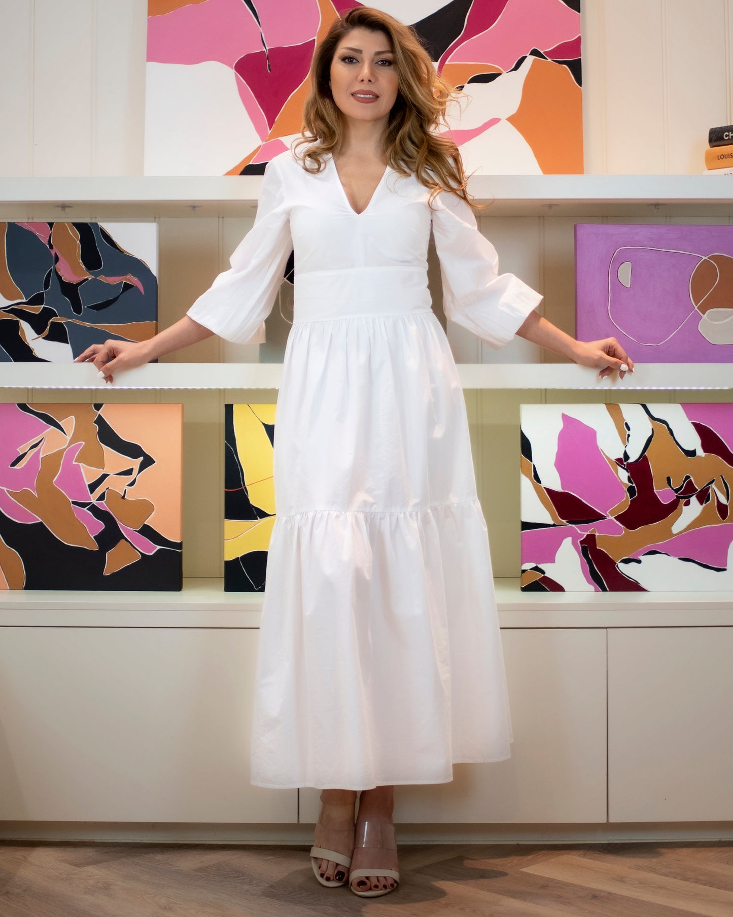 Mila Maxi Dress - White