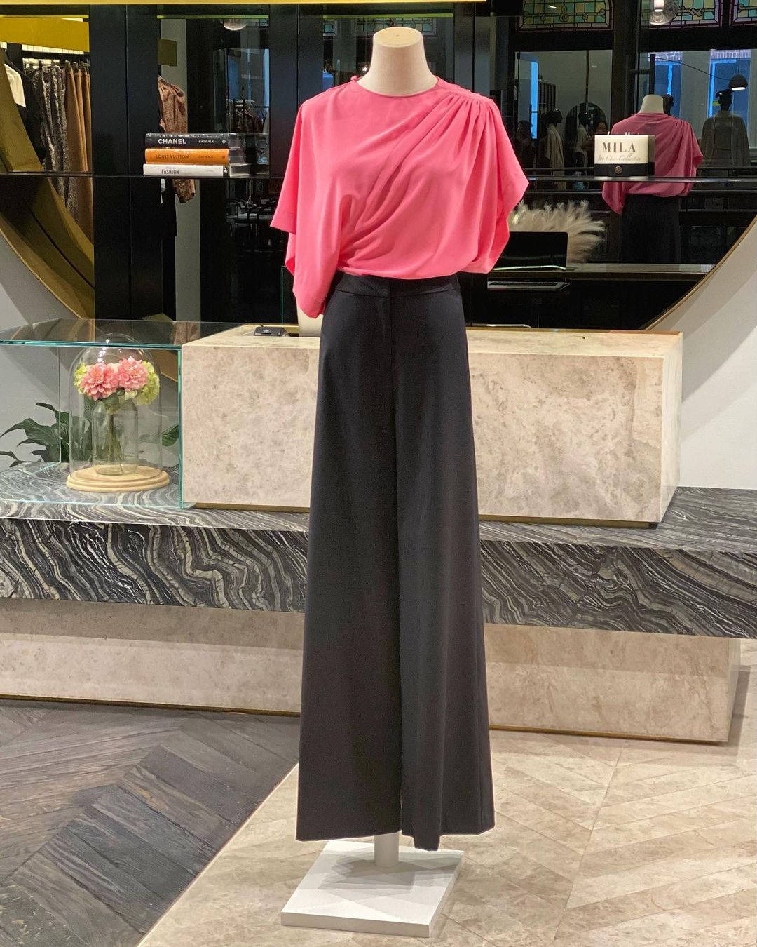 Wide Leg Pants - Black