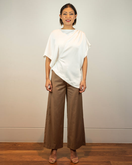 Wide Leg Pants - Camel