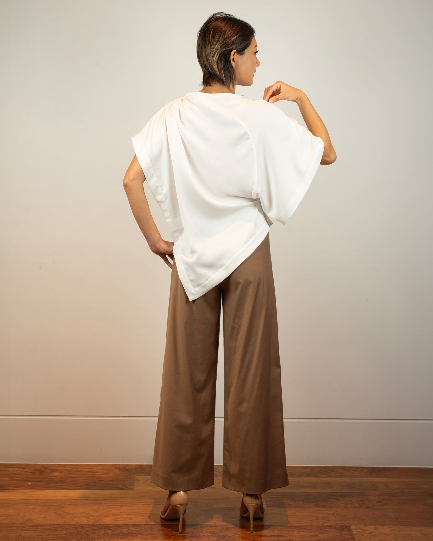 Wide Leg Pants - Camel