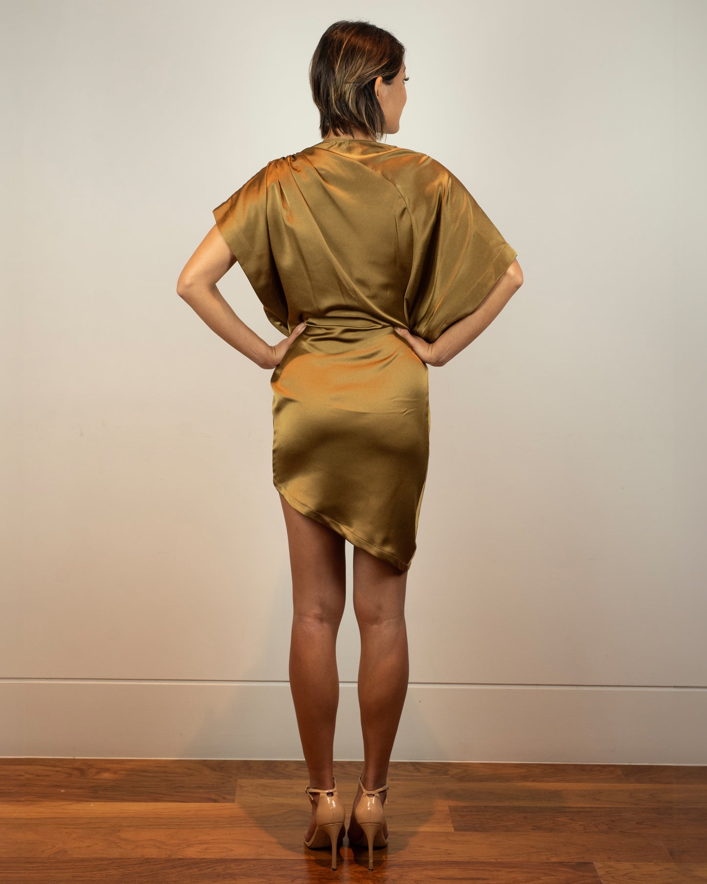 Mukera Dress - Gold Khaki