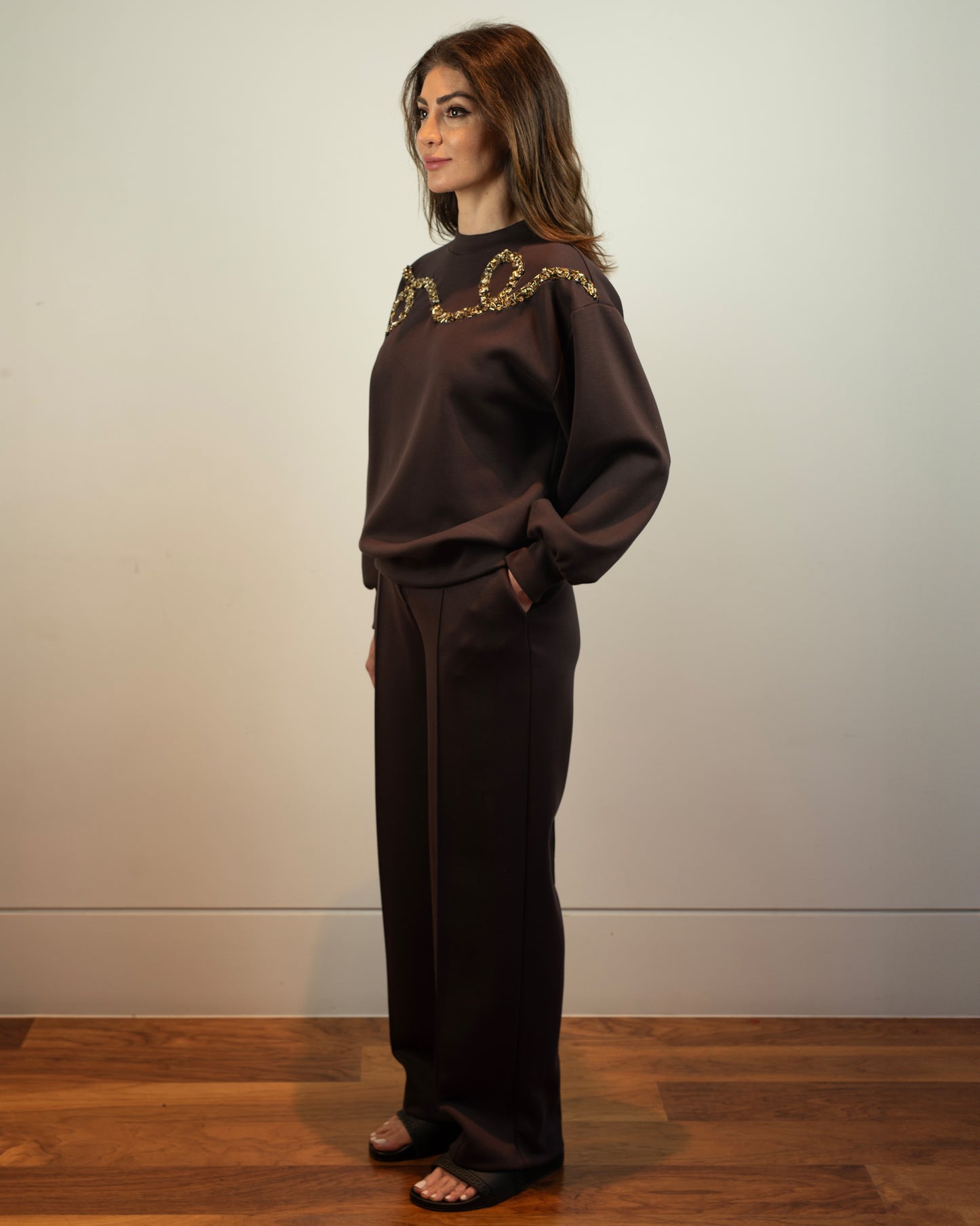 Aliya Sweatshirt - Brown